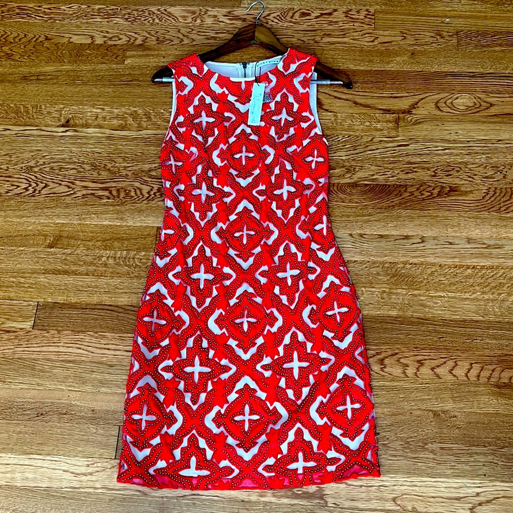 BNWT Alice + Olivia beaded dress cocktail